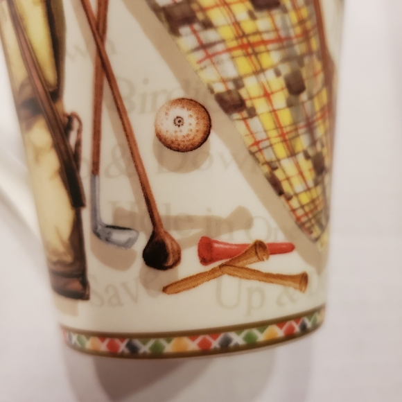 Vintage Golf Motif Ceramic Mug Cup - Picture 9 of 10